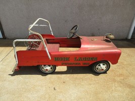 Vintage Fire truck hood and ladder Peddle Car AMF - $344.67