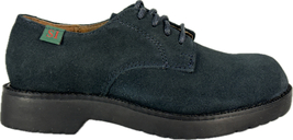 School Issue Semester Navy Nubuck Leather School Shoes Small Kids&#39; Sz 10Y To 3Y. - £15.62 GBP