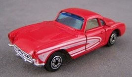 Vintage Diecast Yatming Metal 1970s Era Toy Car Red 1957 Corvette 1079 H... - £11.34 GBP