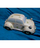 Large Volkswagen Beetle Ceramic Bank Wedding Theme Just Married 9x5x4  - €21,33 EUR