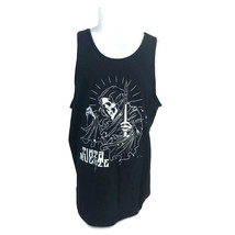 Unaink Men&#39;s TInta Muerta Dead Inkl Grim Reaper Scythe Tank Sleeveless T... - £16.20 GBP