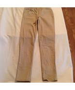 Justice pants Size 10 Slim khaki uniform simply low super skinny waistband  - £13.89 GBP
