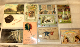 Vintage Postcard Lot- 15 Victorian, Humorous, Greetings From - £48.16 GBP