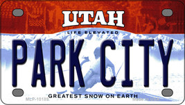 Park City Utah Novelty Mini Metal License Plate Tag - $14.95