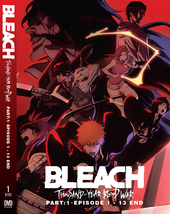 DVD - Bleach Thousand-Year Blood War Part 1 (Eps 1-13 End) - English Dubbed - £23.46 GBP