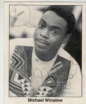 Michael Winslow Signed Vintage 8x10 Promo Photo Police Academy - £19.32 GBP
