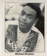 Michael Winslow Signed Vintage 8x10 Promo Photo Police Academy - £19.46 GBP