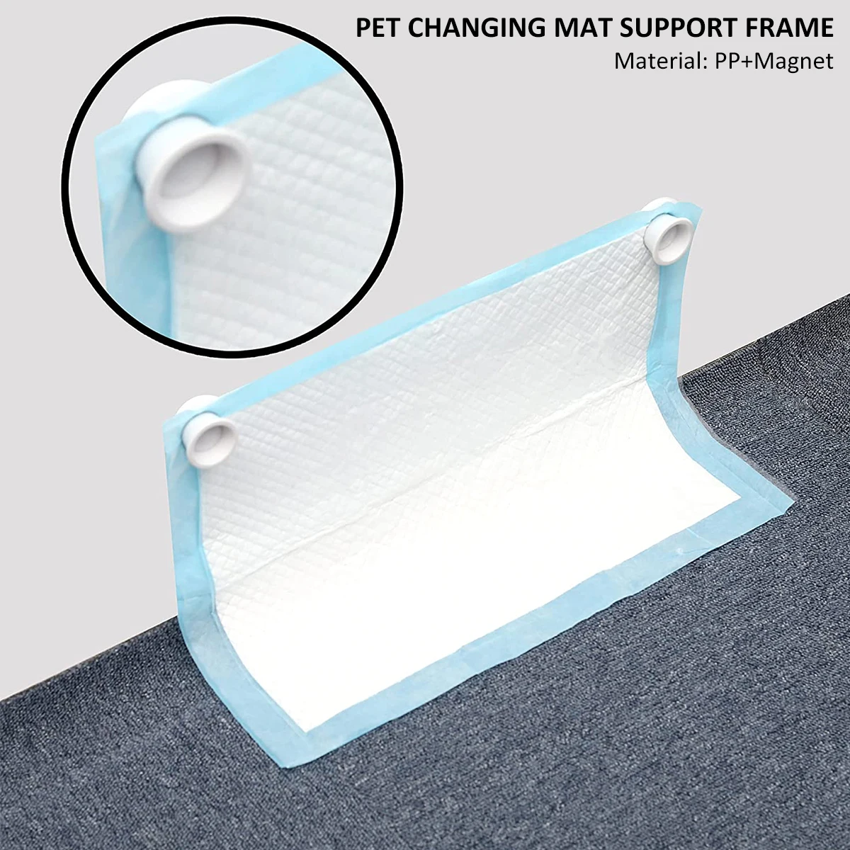 House Home Pee Pad Holder 2 Pack Magnetic Potty Training Pad Holder with Self-ad - £28.77 GBP