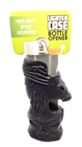 Smokezilla Black Mystic See, Hear, Speak, No Evil Bottle Opener Bic Ligh... - $9.89