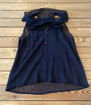 Marc By Marc Jacob’s Women’s Sleeveless tie Neck blouse size L Black Q3 - £21.33 GBP