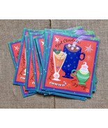 Hallmark Hot Chocolate Holiday Punch Eggnog Christmas Cards - £4.69 GBP