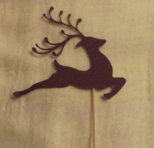Lot of 12 Reindeer Cupcake Toppers! - £3.15 GBP