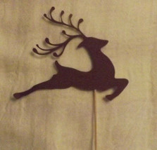 Lot of 12 Reindeer Cupcake Toppers! - $3.95