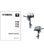 2014-2015 Yamaha F4 F5 F6 Outboard Motor Service Repair Manual CD -- F4B F5A F6C - $247.28 MXN