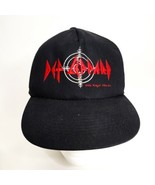 Def Leppard Pyromania Snapback Hat Cap Vintage Black One Size KC - $29.65