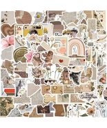 120Pcs Vintage Stickers, Waterproof Scrapbook Aesthetic Sticker - £6.28 GBP