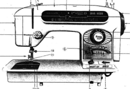 Morse 6500 Deluxe Zigzag Lightweight Apollo Sewing Machine Manual Hard Copy - $12.99