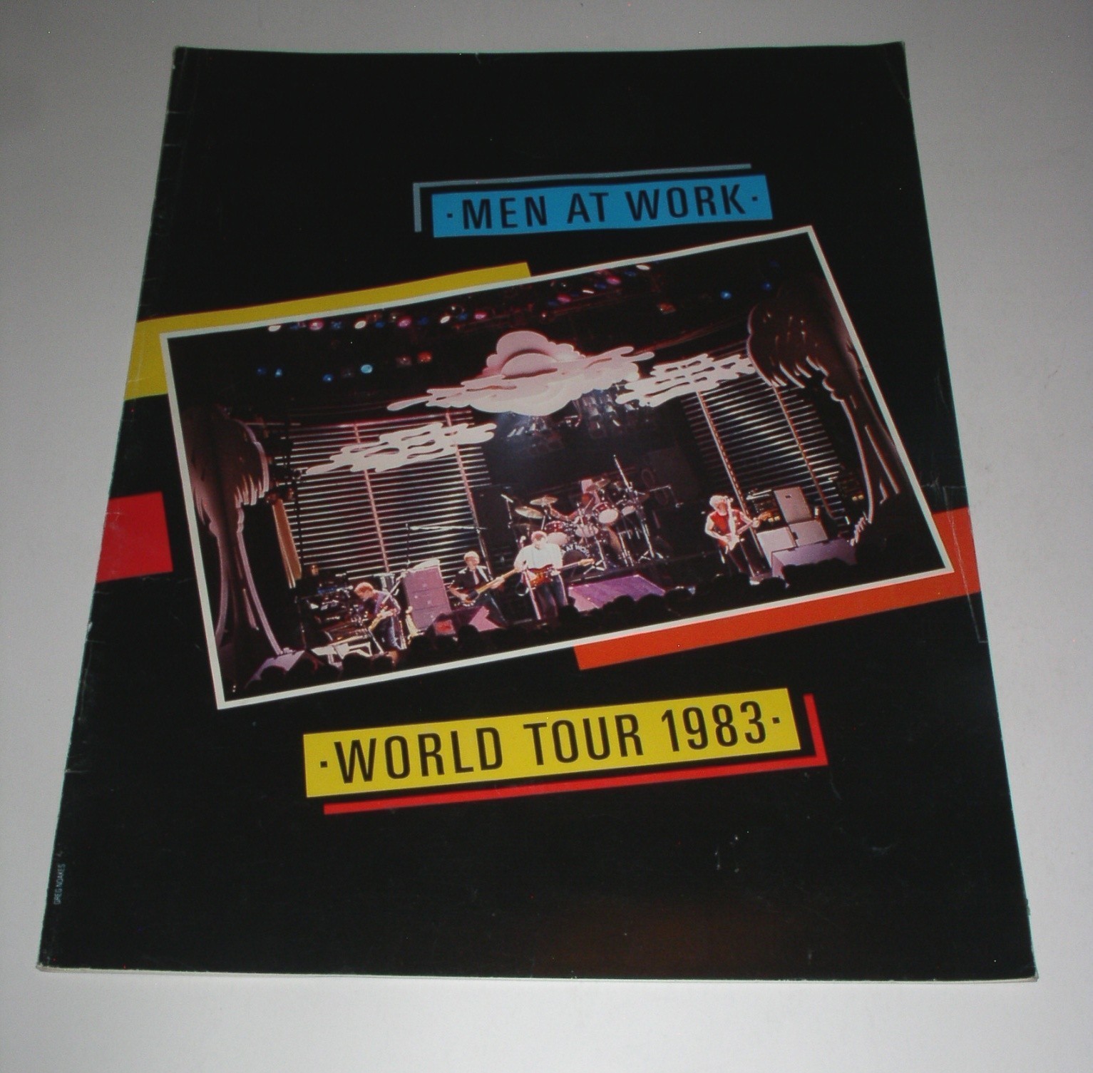Men At Work Concert Tour Program Vintage 1983 TICKET STUB Colin Hay VG++ - $49.99