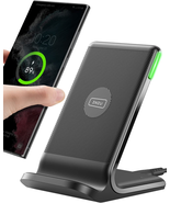 15W Fast Qi-Certified Wireless Charger with Adaptive Light for iPhone &amp; ... - €17,87 EUR