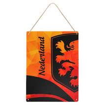 Netherlands Fan&#39;s Soccer Decorative Metal Sign 2023 FIFA Women&#39;s World Cup - $25.99 CAD+