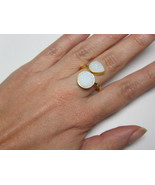 NEW! Marz Gems Gold Plated Sterl. Silver White Druzy Gemstone Adjustable... - €74,87 EUR NEW! Marz Gems Gold Plated Sterl. Silver White Druzy Gemstone Adjustable... - €74,87 EUR
