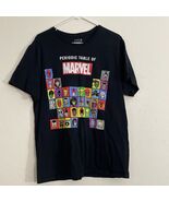 Marvel Universe Periodic Table of Marvel T-shirt Tee Top XL Black - $9.95