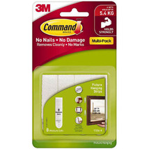 Command Picture Hanging Strips Medium (White) - 8pk - £30.45 GBP