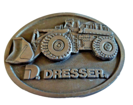 Vintage Dresser Belt Buckle Construction Mining Equipment Nos Loader Spec-cast - £11.94 GBP