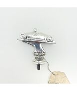 Vintage CHROMED Metal Award Trophy Topper Car Automobile Racing Derby Fi... - $32.99