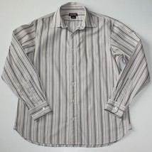 Michael by Michael Kors Regular Fit Men&#39;s Stripe Shirt size Large - £10.43 GBP