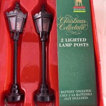 Hexagon Street Lamp posts Model Christmas Town or Model Trains 2 Pack - £7.66 GBP