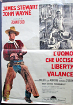 JAMES.STEWARD,J.WAYNE (MAN WHO SHOT LIBERTY VALANCE) ORIG,1963 RARE VER.... - $296.99