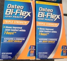 2 new Osteo Bi-Flex Joint Health Triple Strength 80/88 Tablets  (L5) - £29.24 GBP