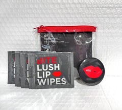 BITE BEAUTY Lush Lip Wipes Lip Makeup Remover 5ct + Compact Mirror New - $14.31 CAD
