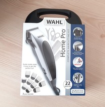WAHL 9243-2216 Home pro CORDED 220V CLIPPER 22 PIECES KIT HAIRCUTTING SE... - £38.85 GBP