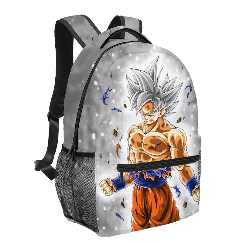  Ball Z Backpack  Super Saiyan Goku  Student School Bag Storage Bag Lunch Bag La - $98.86