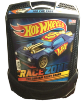 Hot Wheels Race Zone 100 Car Case W/Retractable Handle - $18.56