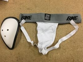 NEW BIKE ATHLETIC STRAP SUPPORTER JOCKSTRAP W/CUP MENS XXL BAHC17 - $9.49