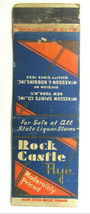 Rock Castle Rye - McKesson Spirits Co. New York, NY Liquor Matchbook Cover Long - £1.39 GBP