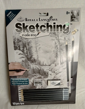 Royal &amp; Langnickel - Sketching Made Easy 10Pc Kit Learn to Draw - Shadow Lake - £11.76 GBP