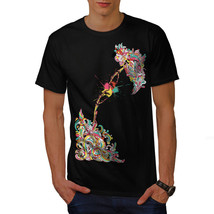 Wellcoda Touch Of Creation Mens T-shirt, Finger Graphic Design Printed Tee - £14.65 GBP+