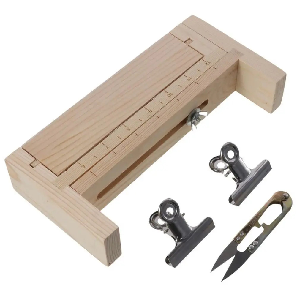 1Pcs U Shape Bracelet Jig Maker Easy Free Size Length Natural Wood Color with 2 - £14.67 GBP+