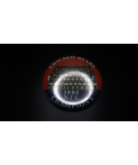 Vintage 1985 Chicago Bears NFC Champs Pinback Pin 8.6cm BB14 - $447.82 MXN