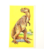 1975 CERATOSAURUS Dinosaur Card Vintage Prehistoric Illustration Ephemer... - €12,88 EUR