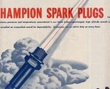 World War 2 Champion Spark Plug Ad - $13.86