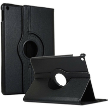 Leather Flip 360° Rotating Portfolio Case for iPad Air 1/Air 2 BLACK - £5.40 GBP