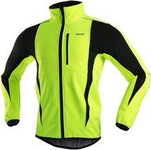 Winter Warm Up Thermal Softshell Cycling Jacket By Arsuxeo Windproof, K. - £38.48 GBP