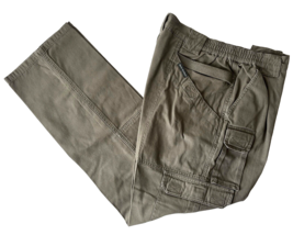 Royal Robbins Olive Green Khaki Cotton Tactical Cargo Pants - Men&#39;s 34 x 32 - $37.95