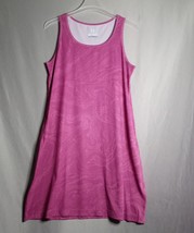 Columbia Omni Freeze Zero Sweat Activated Cooling Pink Sleeveless Dress ... - £30.37 GBP