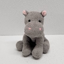 Russ Berrie Luv Pets Hippo Hoopla Mini Gray Beanbag Plush 5&quot; Stuffed Animal - $39.50